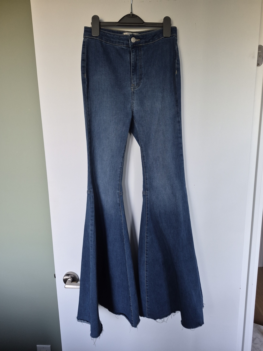 We The Free Just Float On High-Rise Flare Jeans